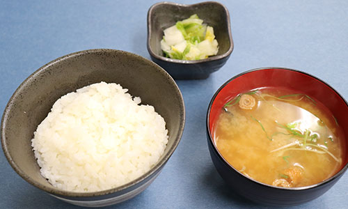 ご飯・味噌汁セット写真